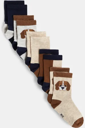 Obaïbi Chaussettes chiens bébé garçon (lot de 5)