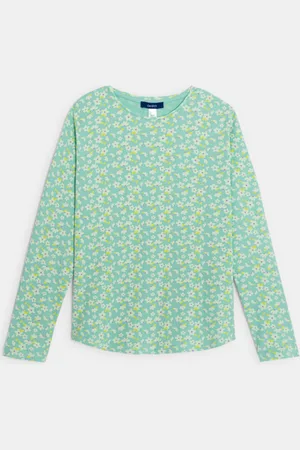 Okaïdi T-shirt manches longues côtelé imprimé Fille