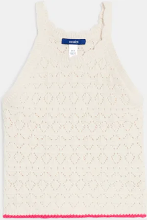 Okaïdi Pull débardeur au crochet Fille