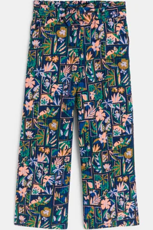 Okaïdi Pantalon large imprimé multicolore Fille