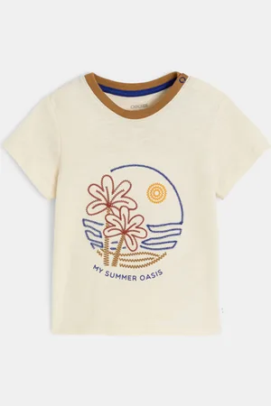 Obaïbi T-shirt imprimé plage bébé garçon