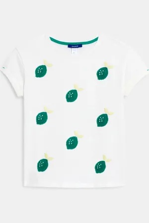 Okaïdi T-shirt manches courtes brodé Fille