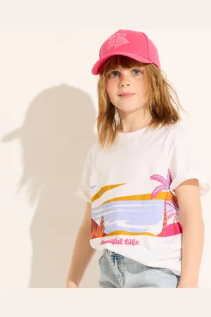 Okaïdi T-shirt manches courtes motif panoramique Fille