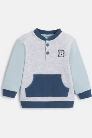 Obaïbi Sweat molleton col pressionné bébé garçon