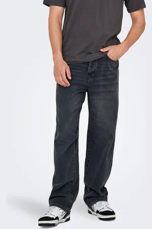 Only & Sons Onsfade Taille Haute Loose Fit Jeans