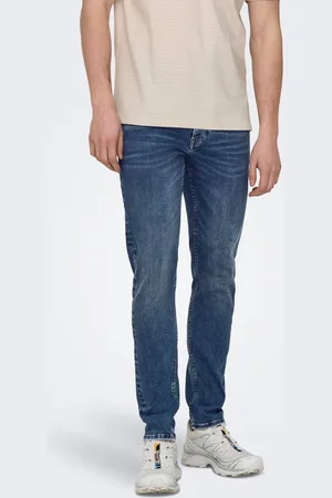 Only & Sons Onswarp Taille Basse Skinny Fit Jeans