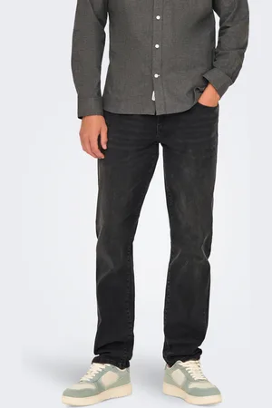 Only & Sons Onsweft Taille Moyenne Regular Fit Jeans
