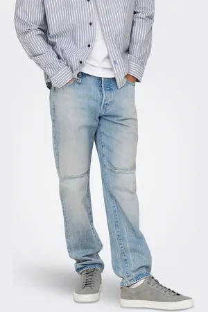 Only & Sons Onsedge Taille Moyenne Straight Fit Jeans