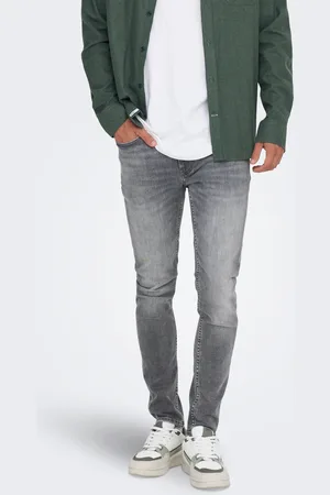 Only & Sons Onswarp Taille Basse Skinny Fit Jeans