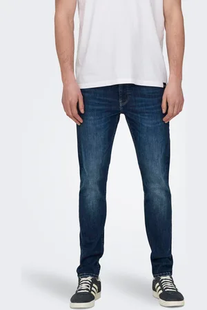 Only & Sons Onswarp Taille Basse Skinny Fit Jeans