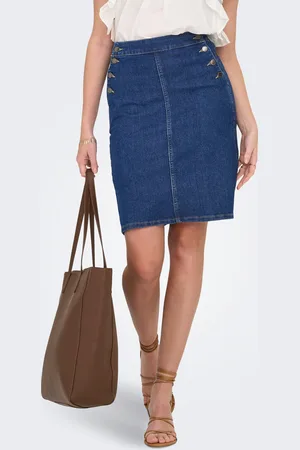 ONLY Onlhush Jupe En Denim