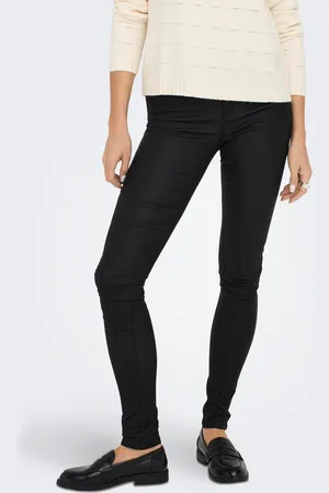 ONLY Onlanne Skinny Fit Pantalon En Cuir Synthétique