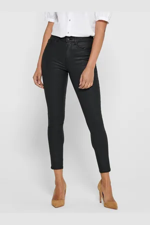 ONLY Onlhush Skinny Fit Pantalon En Cuir Synthétique