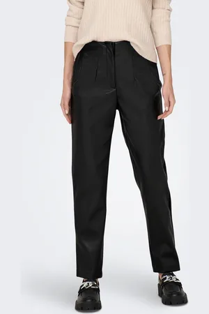 ONLY Onlraven-idina Regular Fit Pantalon En Simili-cuir