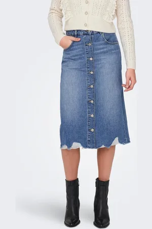 ONLY Onlfarran Jupe En Denim