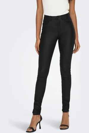 ONLY Onlroyal Skinny Fit Pantalon En Cuir Synthétique