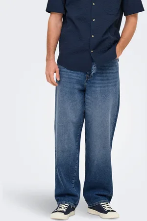 Only & Sons Onsfade Taille Haute Loose Fit Jeans
