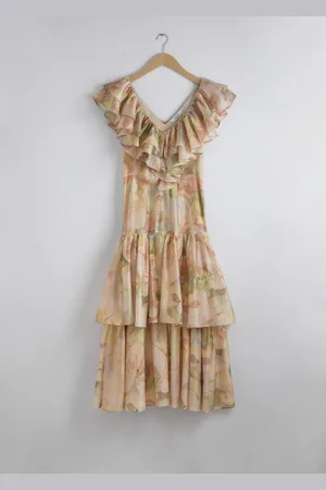 & OTHER STORIES Robe Longue À Cascade De Volants - , 36