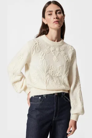 & OTHER STORIES Pull En Maille Aux Motifs Floraux Appliqués - , XS