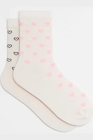 & OTHER STORIES Lot De 2 paires De Chaussettes À Motif Cœurs - , 36/38