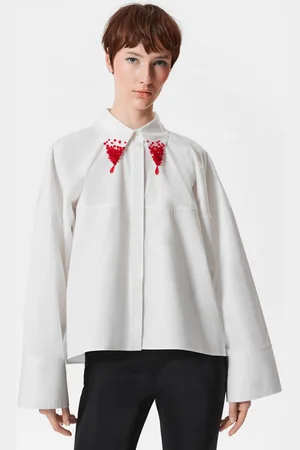 & OTHER STORIES Chemise Ornée De Perles - , XS