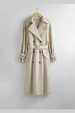 & OTHER STORIES Trench-coat À Effet Froissé - , S