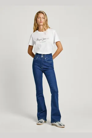 Pepe Jeans Jean coupe évasée, taille haute