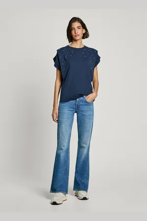 Pepe Jeans Jean coupe évasée, taille moyenne - venus