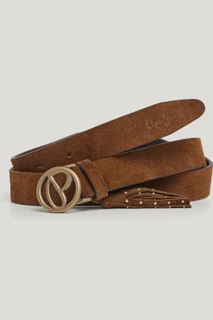 Pepe Jeans Ceinture avec boucle circulaire en daim