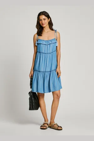 Pepe Jeans Robe courte à bretelles