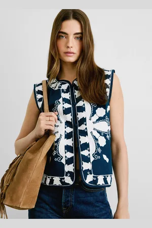 Pepe Jeans Gilet avec broderie contrastée