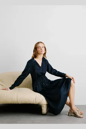 Pepe Jeans Robe longue en satin