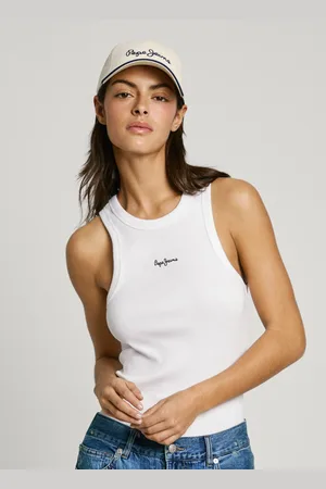Pepe Jeans Top côtelé sans manches