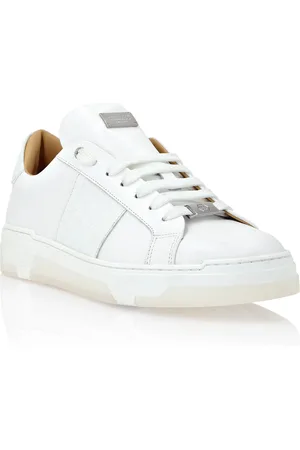 Philipp Plein Leather Lo-Top Sneakers Monogram