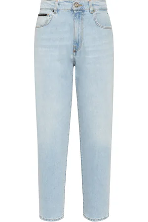 Philipp Plein Denim Trousers Mom Fit