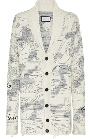 Philipp Plein Knitted Cardigan LS Cars Racing