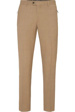 Philipp Plein Wide Leg Wool Trousers