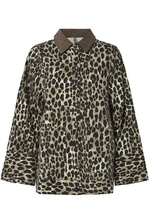 Pieces® Pcjunia Loose Leopard Veste En Jean