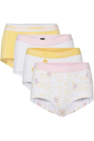Pieces® Pclogo - Lot De 4 Boxer