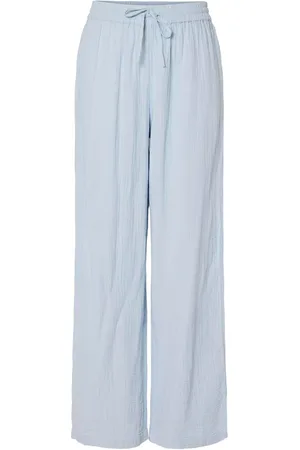 Pieces® Pcsastina Th - Mousseline Pantalon À Jambe Ample