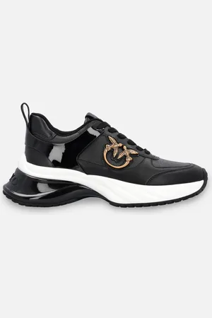 Pinko Sneakers Ariel effet cuir avec détails finition miroir, , 37