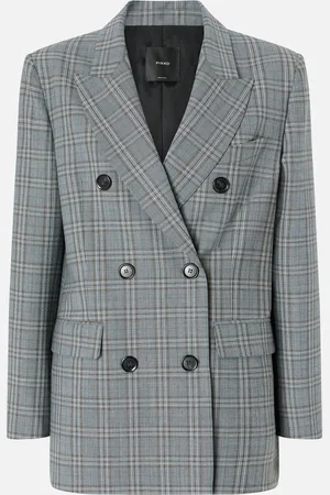 Pinko Blazer croisé à carreaux, , 38