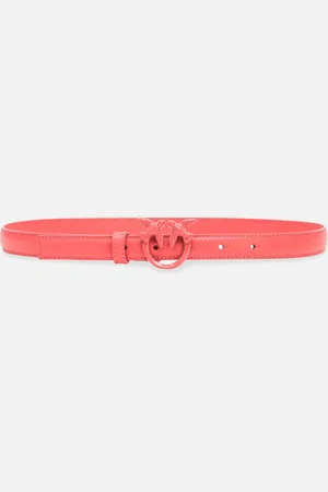 Pinko Fine ceinture Love Birds en cuir color block 2cm, , S