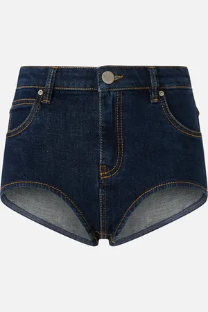 Pinko Short moulant en denim foncé, , 25