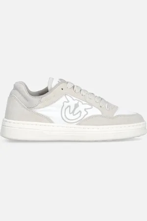 Pinko Sneakers plates en cuir avec logo contrastant, , 36