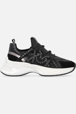 Pinko Sneakers Ariel à lacets avec strass appliqués, , 38