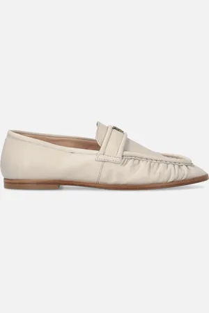 Pinko Mocassins en cuir nappa à logo, , 39