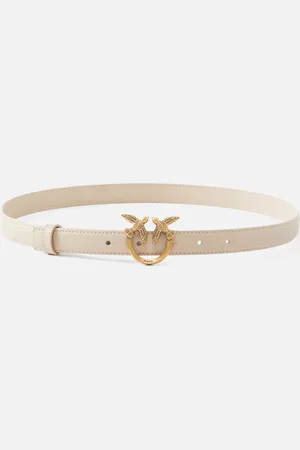 Pinko Fine ceinture Love Birds en cuir 2cm, , XS