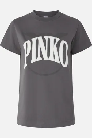 Pinko T-shirt à logos et Love Birds, , S