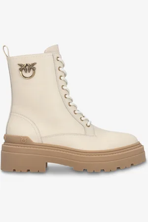 Pinko Rangers en cuir avec logo en métal, , 36